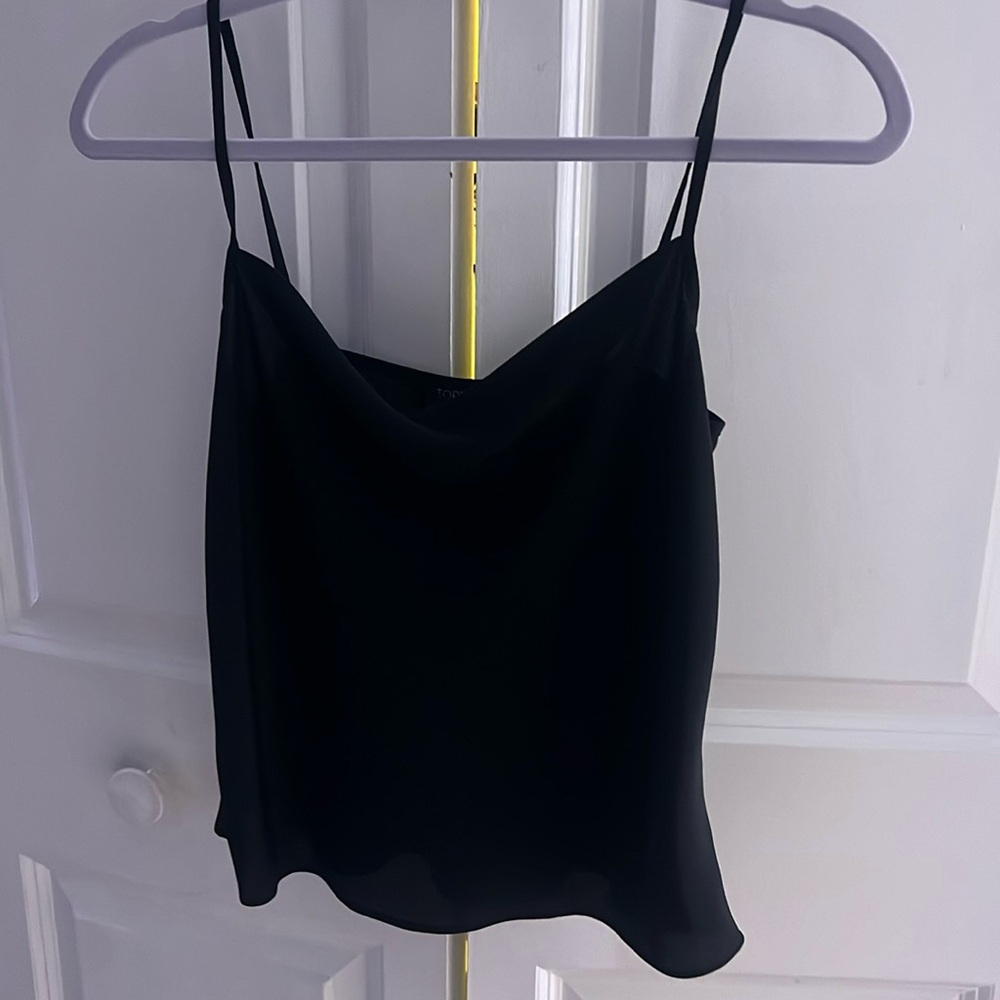 Black tank top topshop